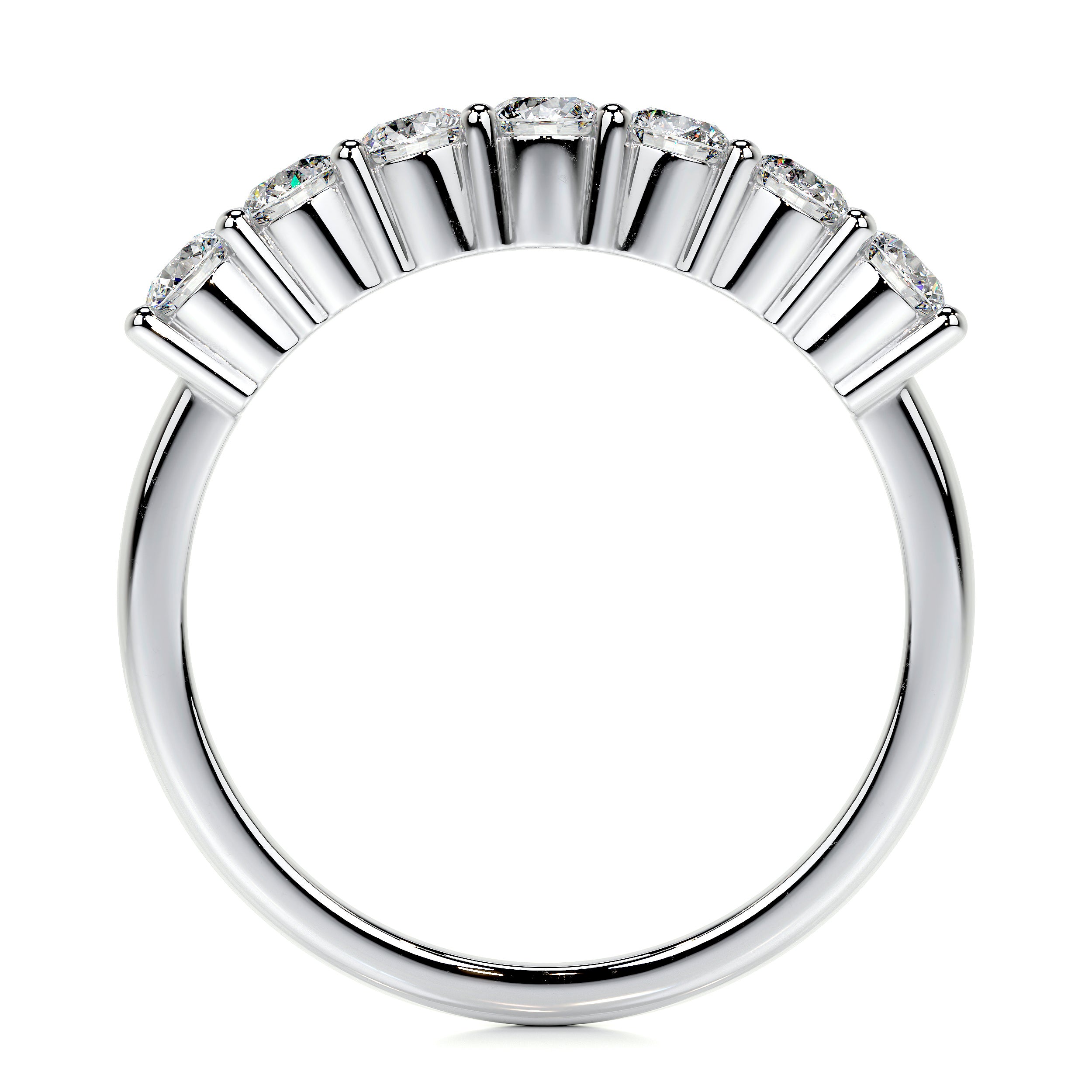 Catherine Lab Grown Diamond Wedding Ring   (0.75 Carat) -14K White Gold