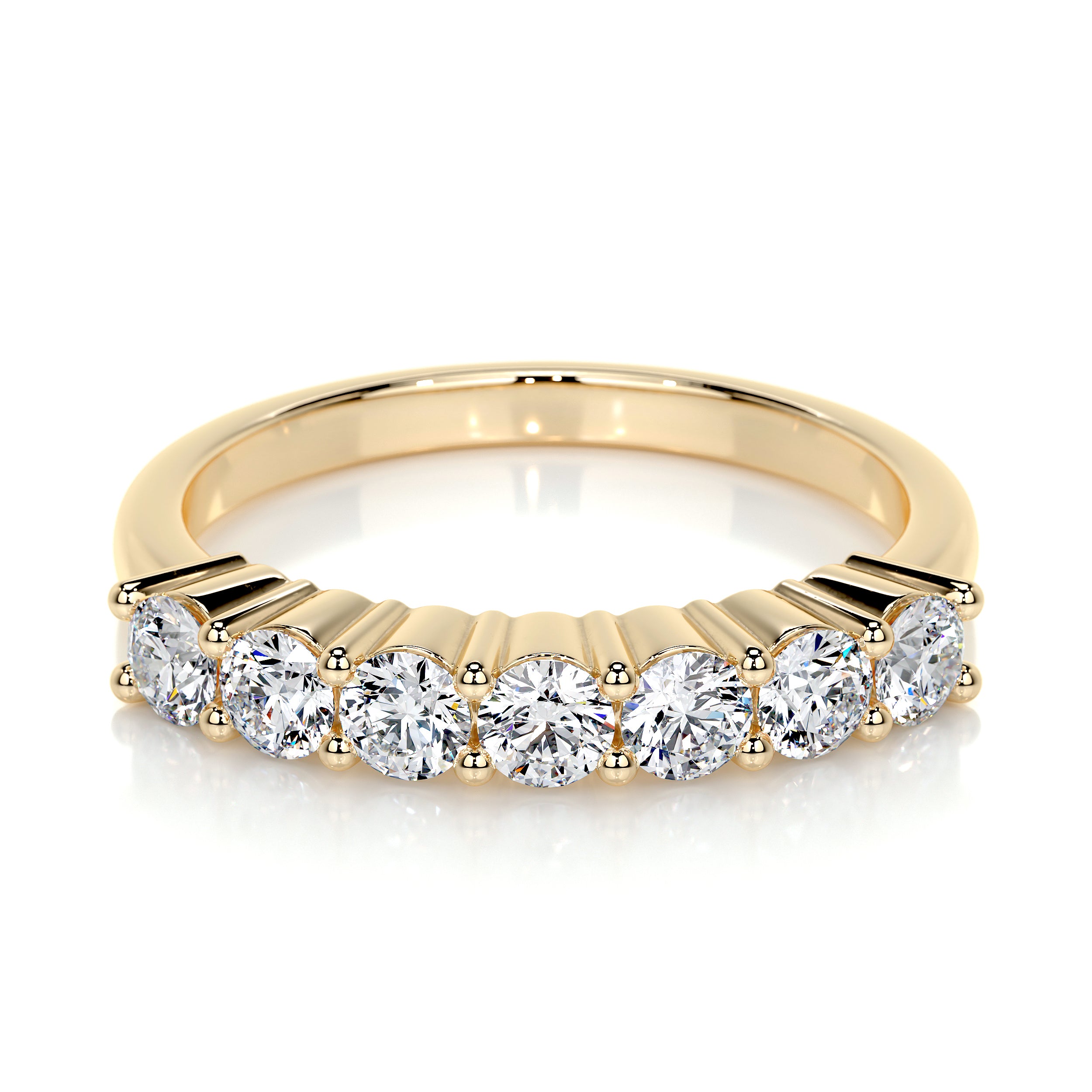 Catherine Lab Grown Diamond Wedding Ring   (0.75 Carat) -18K Yellow Gold