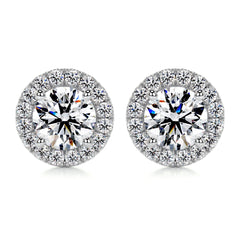 Erica Diamond Earrings -18K White Gold