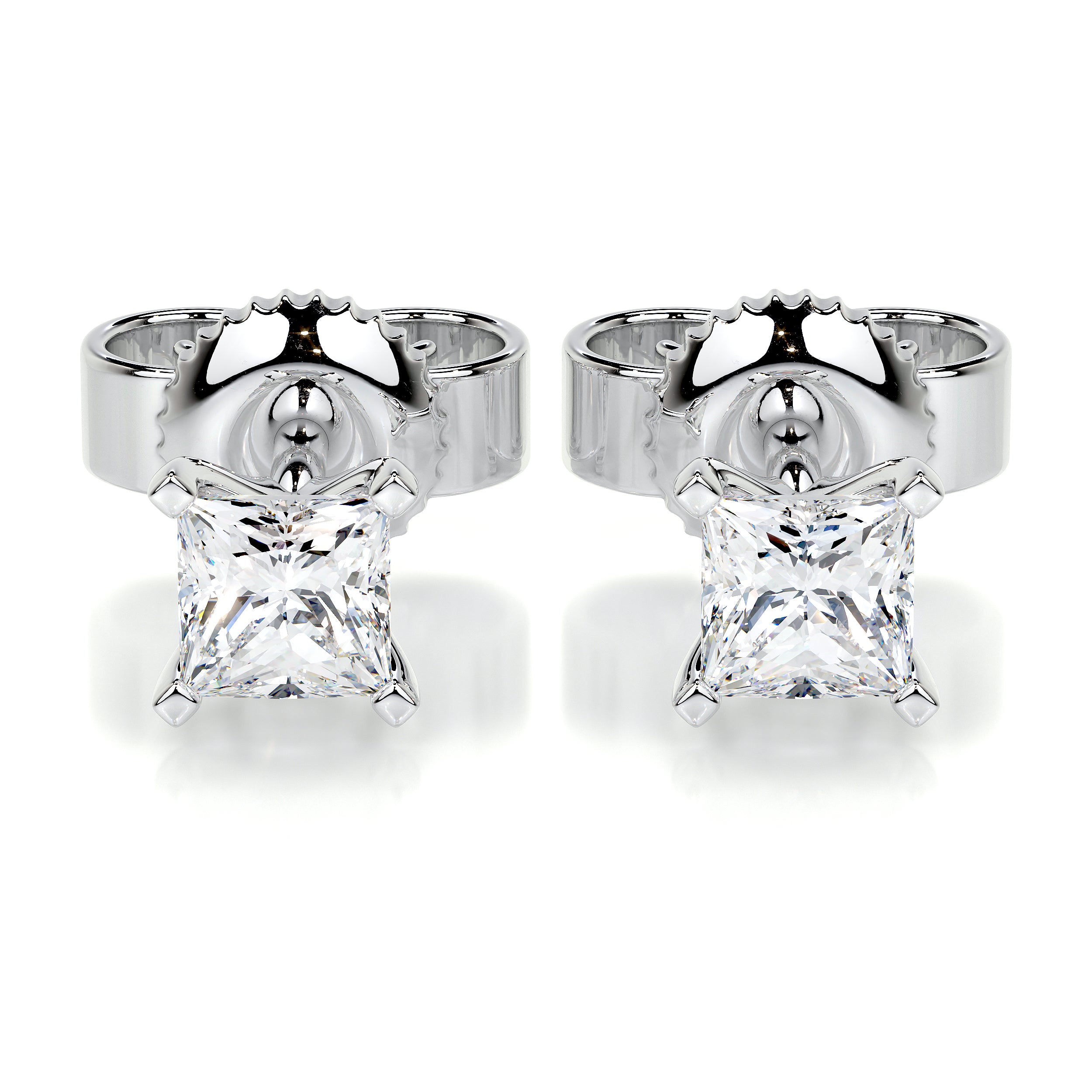 Classic hot sale diamond earrings