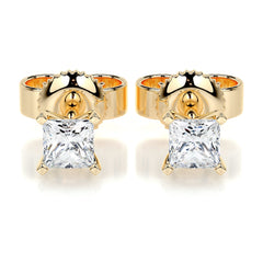 Magnolia Lab Grown Diamond Earrings -18K Yellow Gold