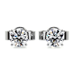 Allen Lab Grown Diamond Earrings -18K White Gold