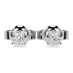 Jamie Diamond Earrings -18K White Gold
