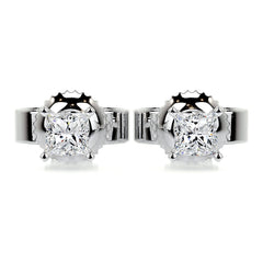 Jamie Lab Grown Diamond Earrings -18K White Gold
