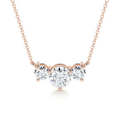 Susan Diamond Pendant -14K Rose Gold
