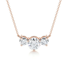 Susan Lab Grown Diamond Pendant -14K Rose Gold