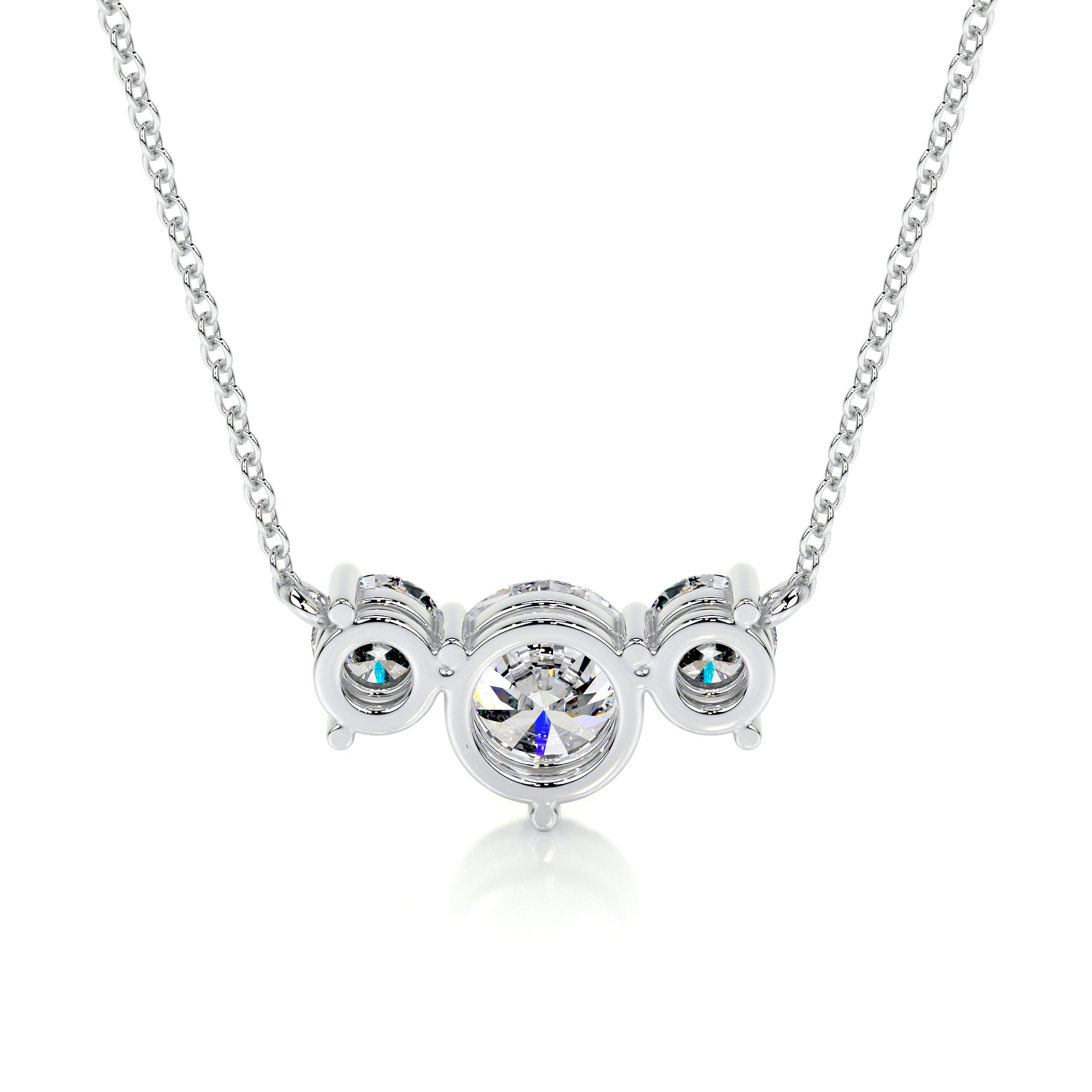 Susan Diamond Pendant -18K White Gold