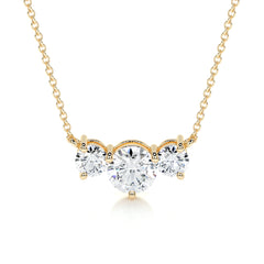Susan Diamond Pendant -18K Yellow Gold