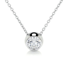 Dorothy Diamond Pendant -14K White Gold