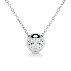 Dorothy Lab Grown Diamond Pendant -18K White Gold
