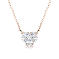 Betty Diamond Pendant -14K Rose Gold