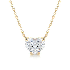 Betty Lab Grown Diamond Pendant -18K Yellow Gold