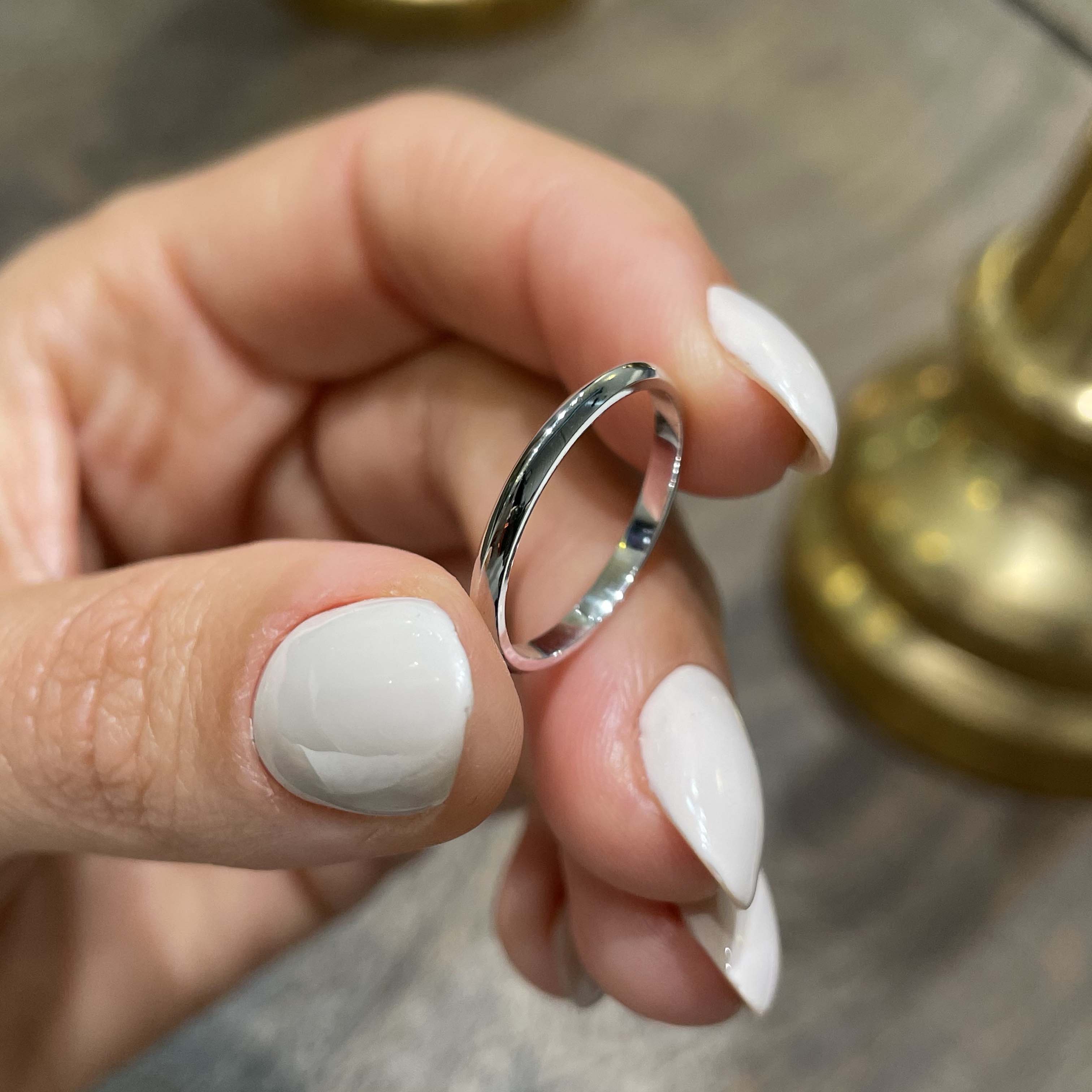 Alexis Wedding Ring -Platinum