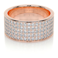 June Lab Grown Diamond Wedding Ring (1 Carat) -14K Rose Gold