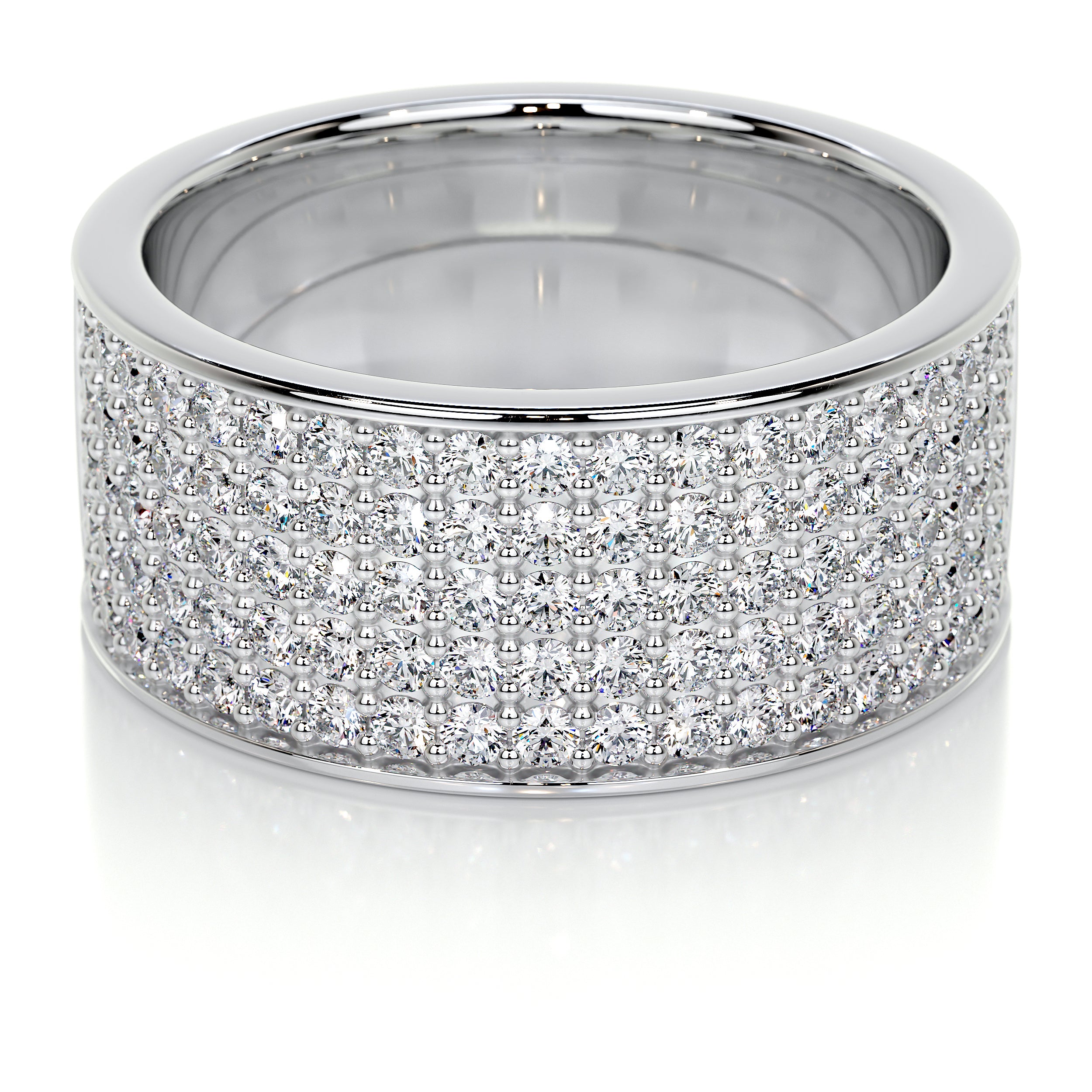 Pave on sale wedding ring