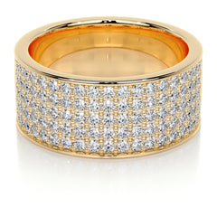 June Lab Grown Diamond Wedding Ring (1 Carat) -18K Yellow Gold