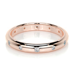 Zara Lab Grown Diamond Wedding Ring (0.18 Carat) -14K Rose Gold
