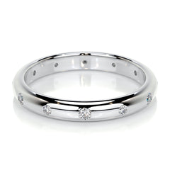 Zara Lab Grown Diamond Wedding Ring (0.18 Carat) -18K White Gold