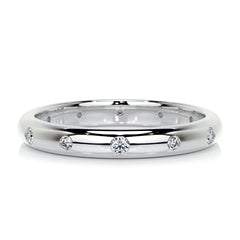 Zara Diamond Wedding Ring (0.18 Carat) -Platinum