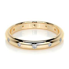 Zara Lab Grown Diamond Wedding Ring (0.18 Carat) -18K Yellow Gold