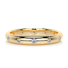 Zara Diamond Wedding Ring (0.18 Carat) -18K Yellow Gold