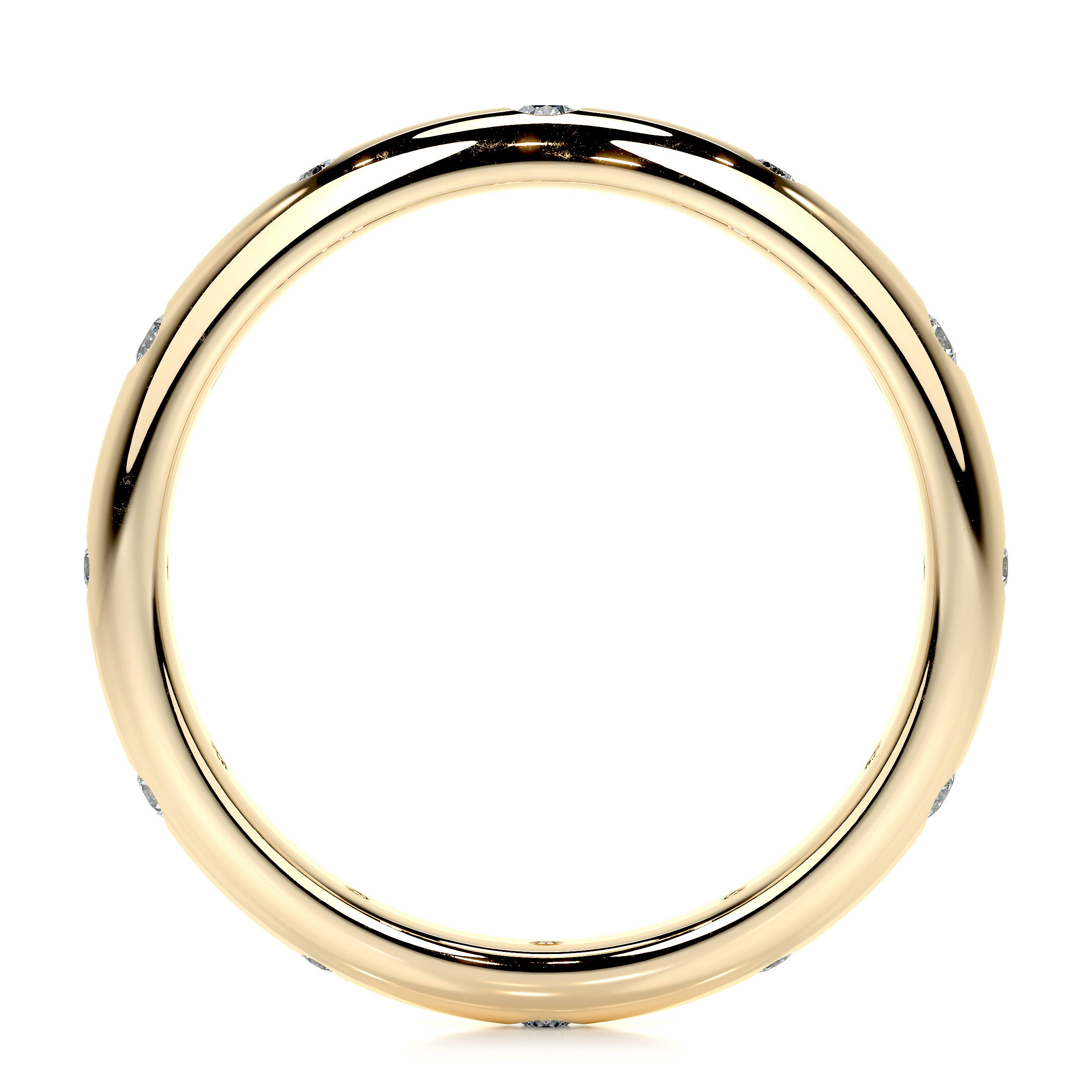 Zara Lab Grown Diamond Wedding Ring   (0.18 Carat) -18K Yellow Gold