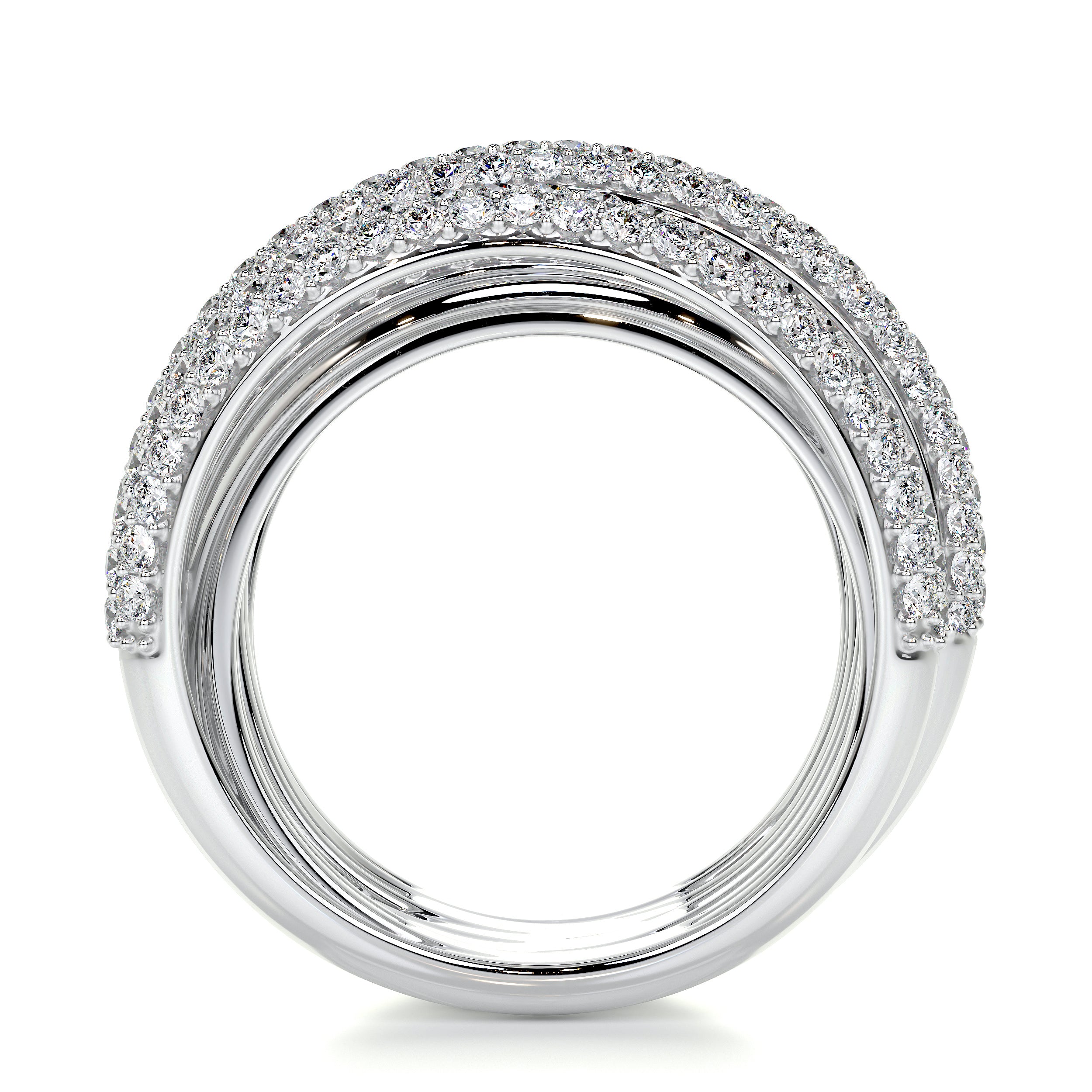 Aurora Lab Grown Diamond Wedding Ring   (3 Carat) -Platinum