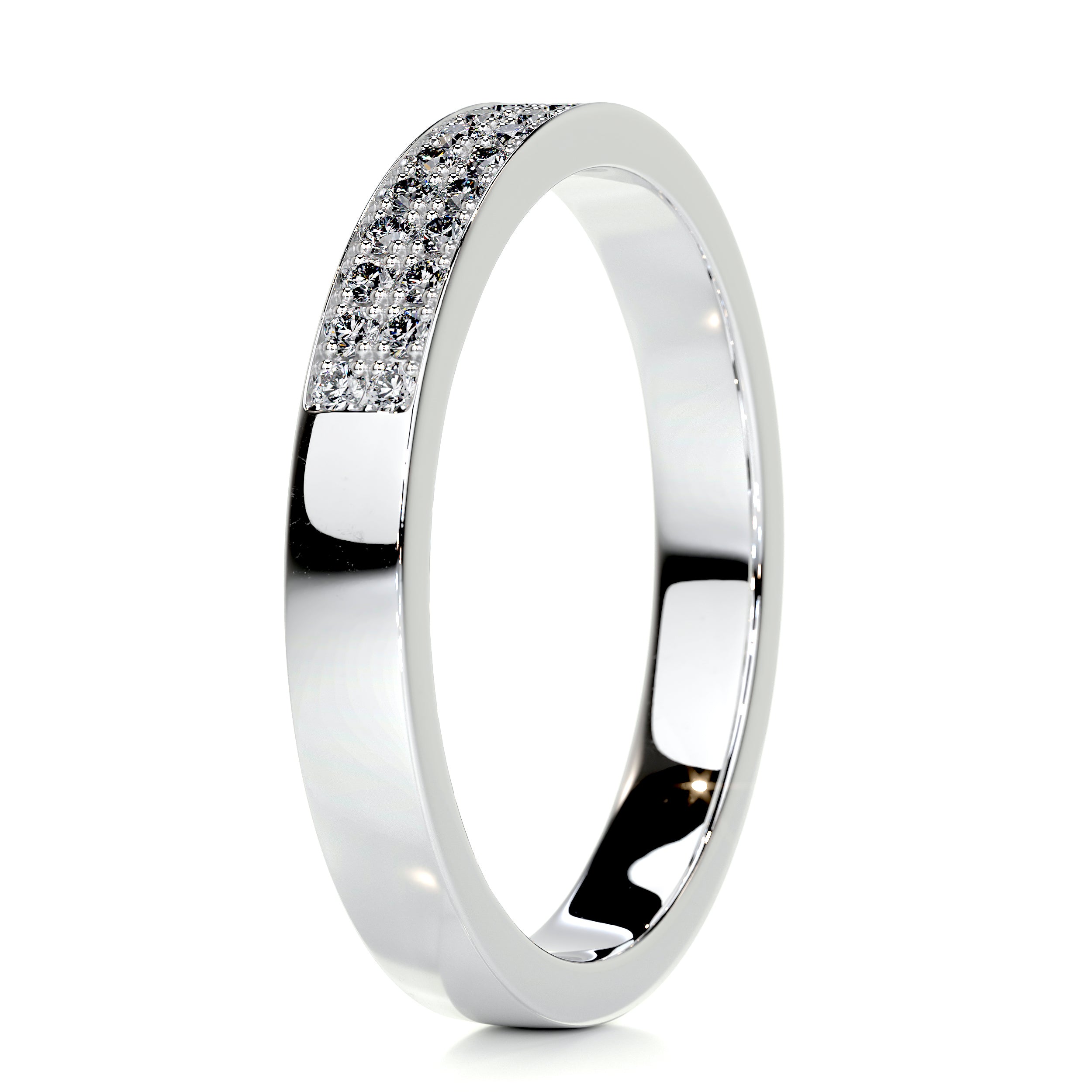 June Diamond Wedding Ring   (0.2 Carat) - Platinum
