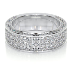 Vera Lab Grown Diamond Wedding Ring (1.3 Carat) -Platinum