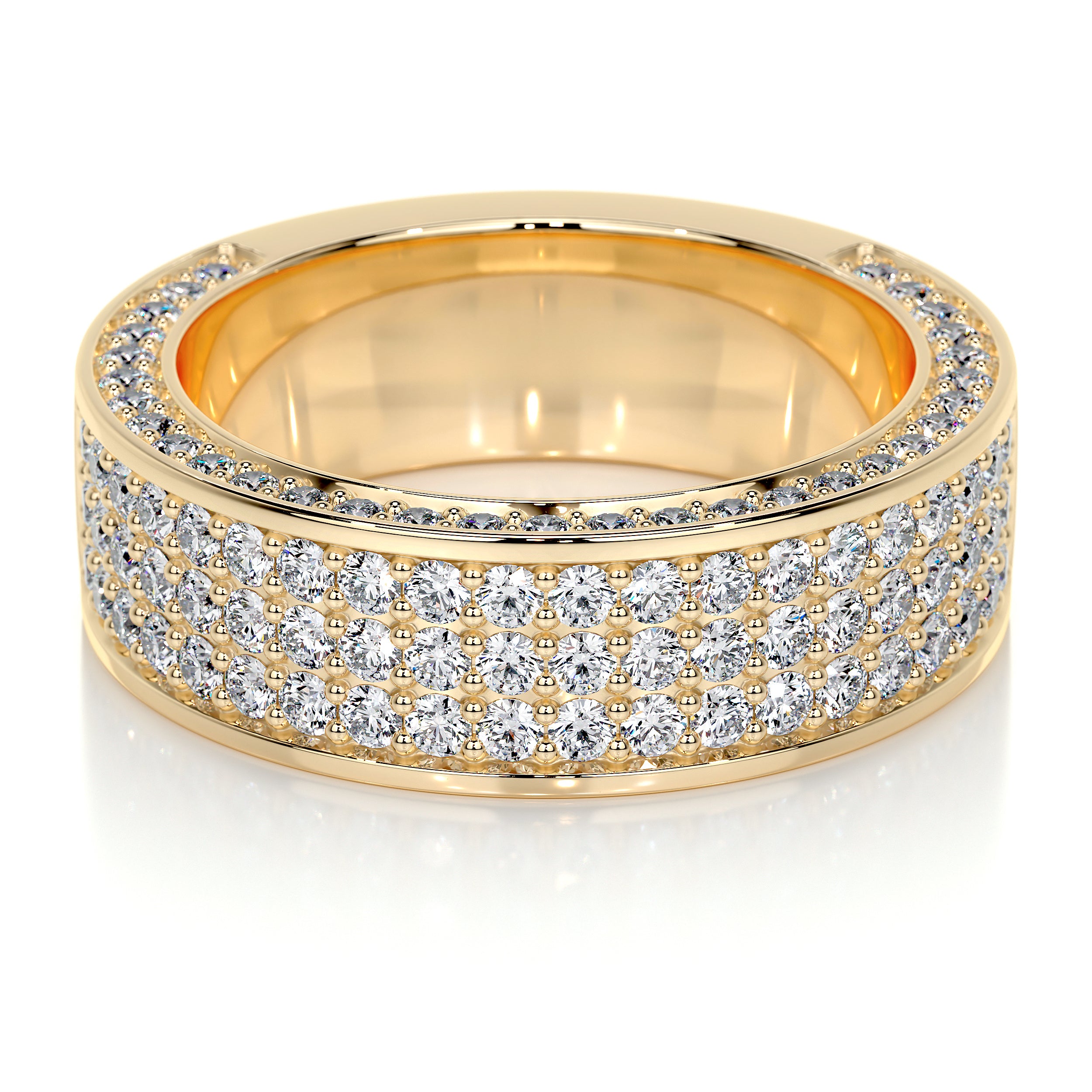 Vera Lab Grown Diamond Wedding Ring   (1.3 Carat) -18K Yellow Gold