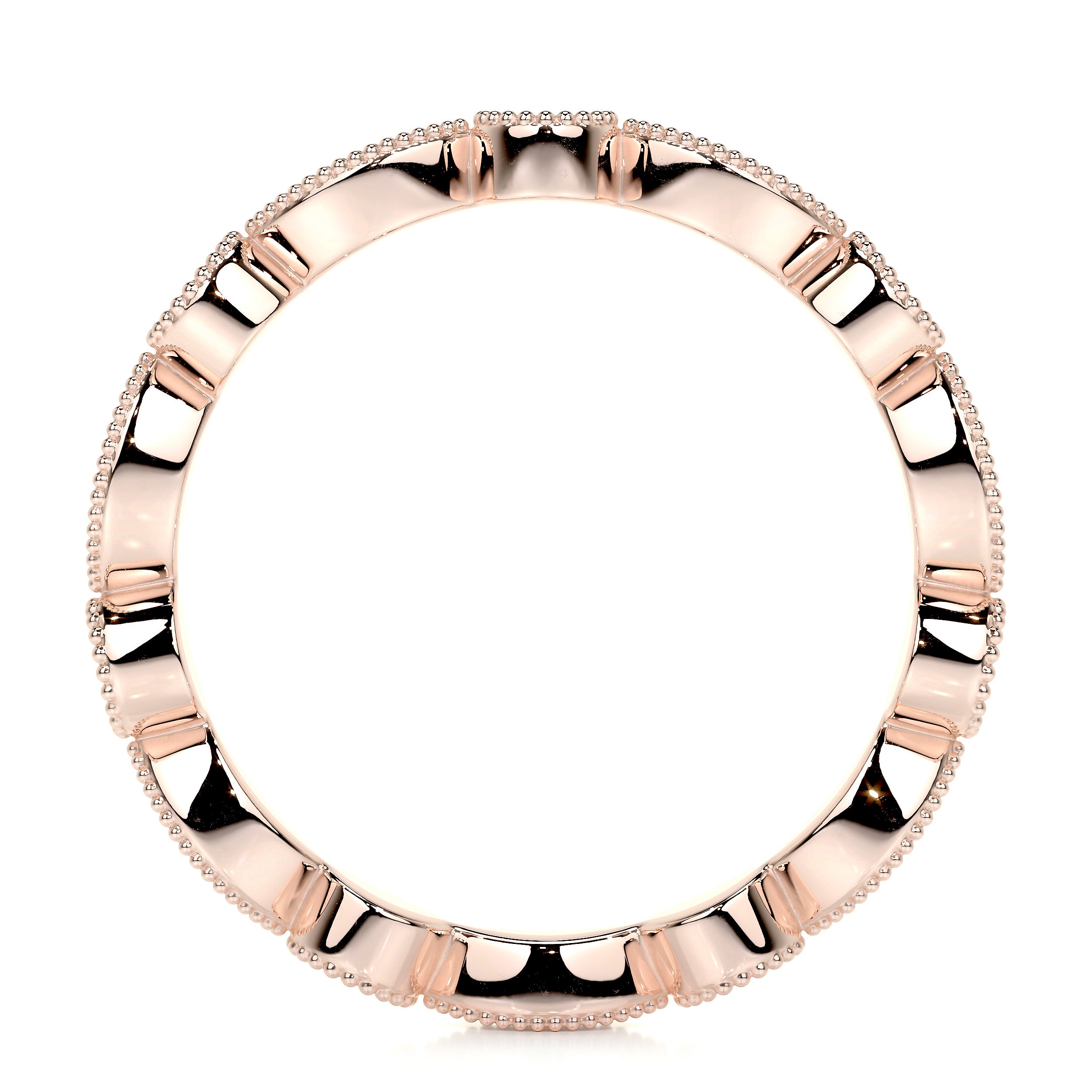 Amelia Lab Grown Eternity Wedding Ring   (0.5 Carat) -14K Rose Gold