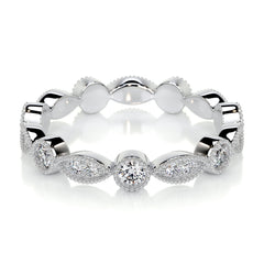 Amelia Lab Grown Eternity Wedding Ring (0.5 Carat) -18K White Gold