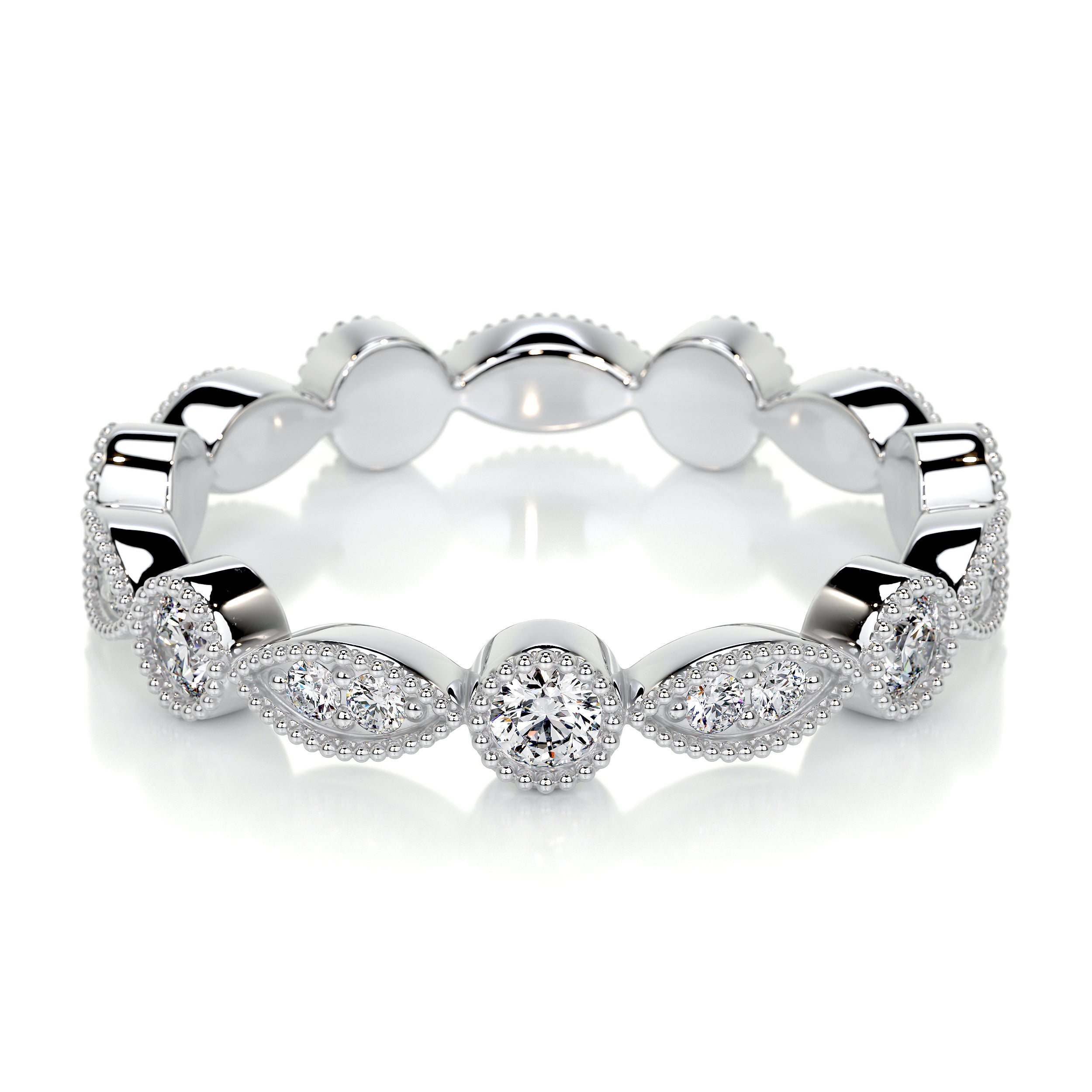 Amelia Lab Grown Eternity Wedding Ring   (0.5 Carat) -Platinum