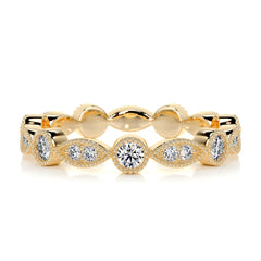 Amelia Eternity Wedding Ring (0.5 Carat) -18K Yellow Gold