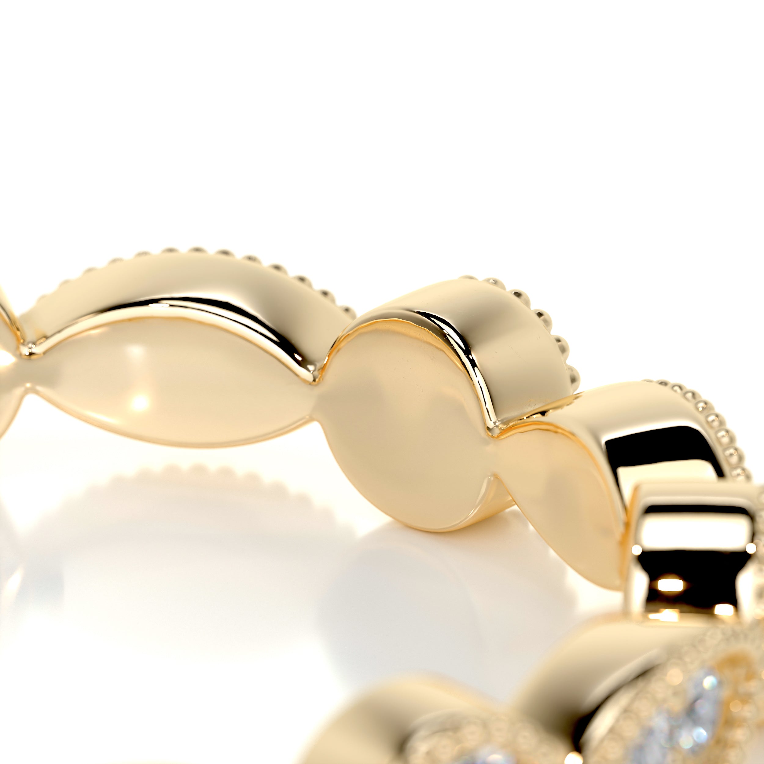 Amelia Eternity Wedding Ring   (0.5 Carat) -18K Yellow Gold