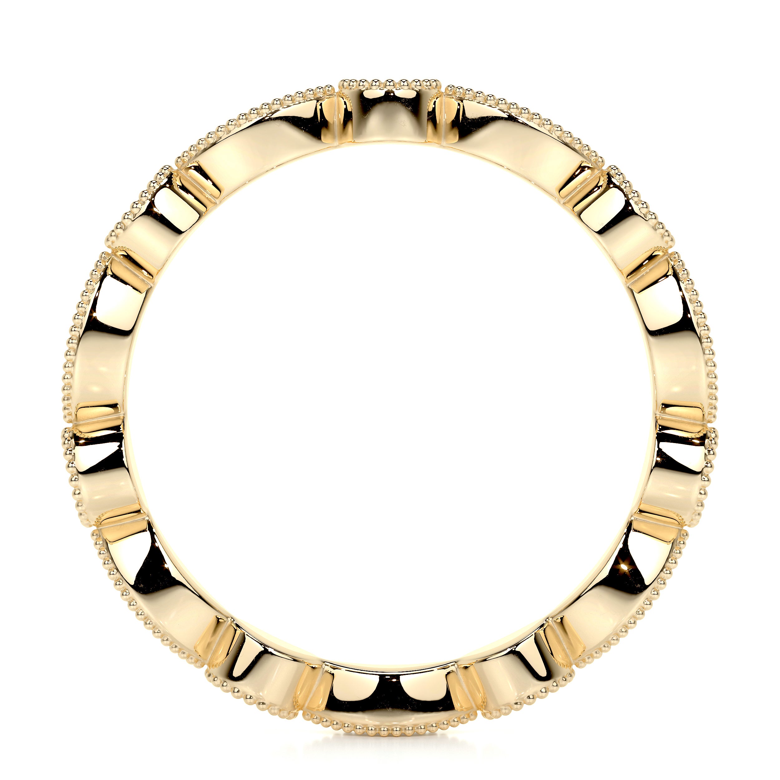 Amelia Lab Grown Eternity Wedding Ring   (0.5 Carat) -18K Yellow Gold