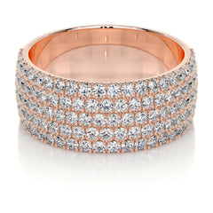 Dakota Lab Grown Diamond Wedding Ring (1.2 Carat) -14K Rose Gold
