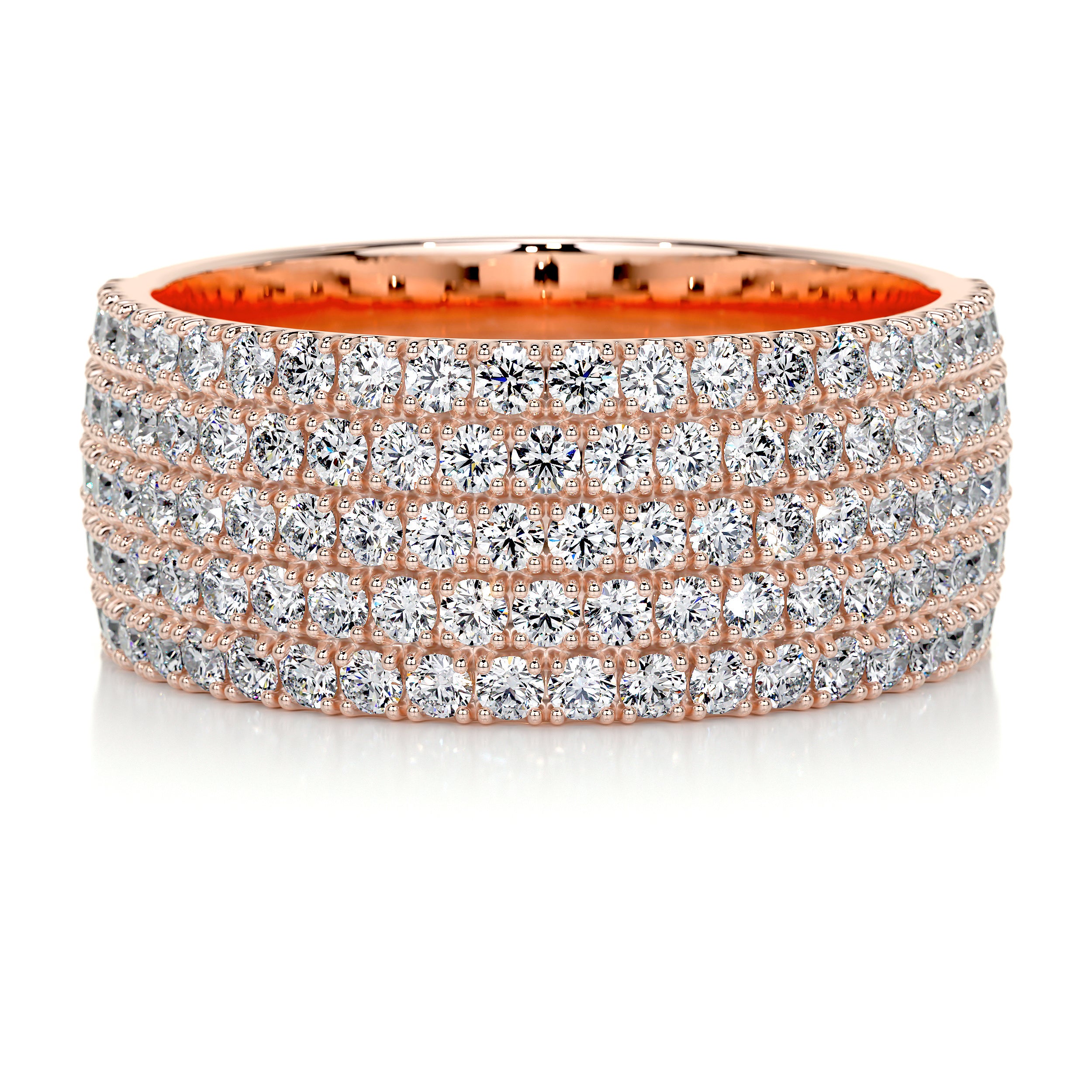 Dakota Diamond Wedding Ring   (1.2 Carat) -14K Rose Gold