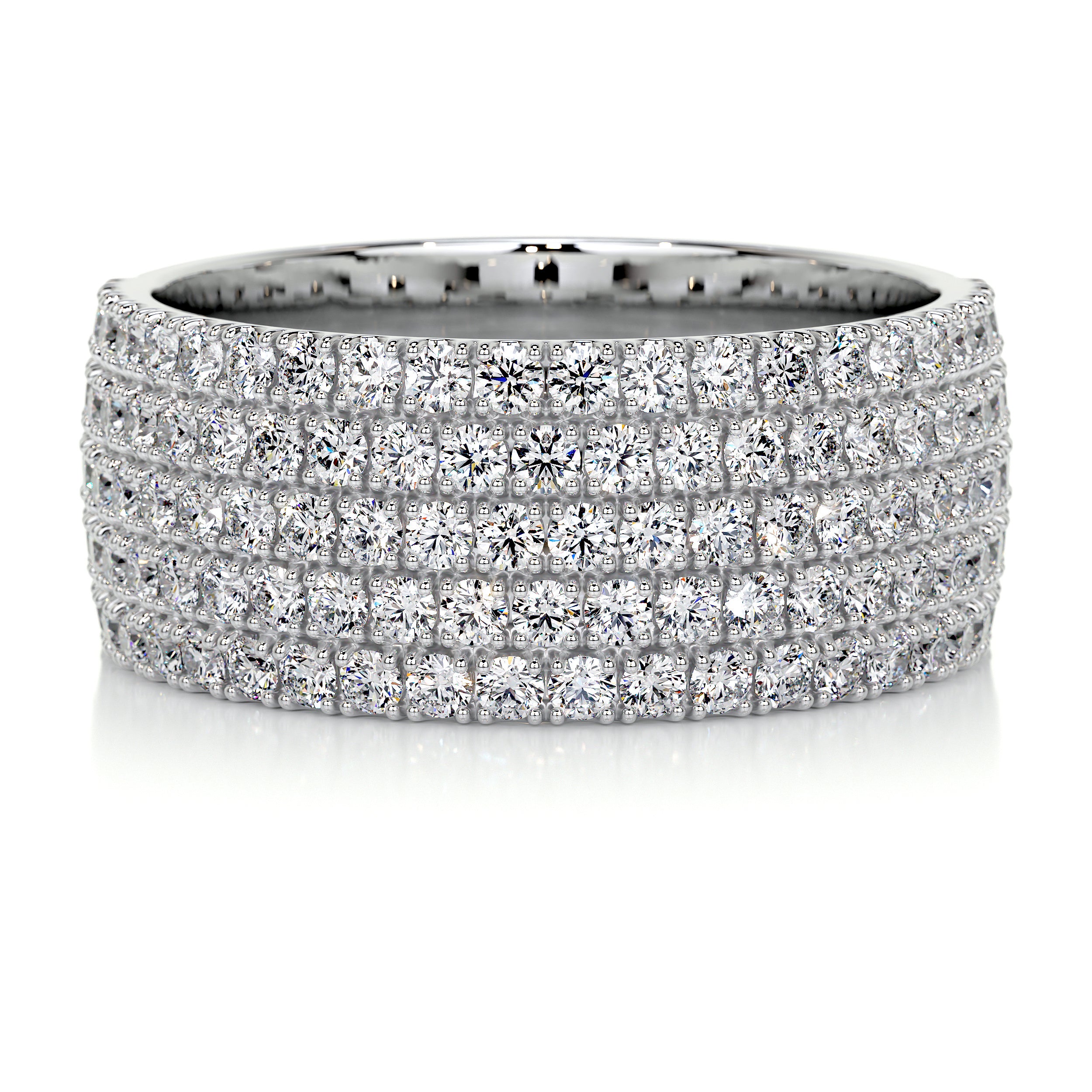 Dakota Diamond Wedding Ring   (1.2 Carat) -18K White Gold