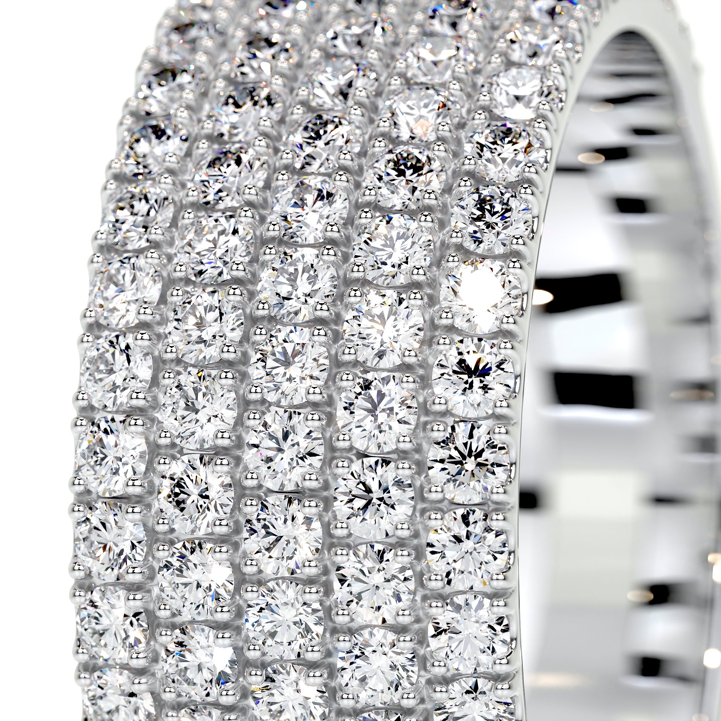 Dakota Lab Grown Diamond Wedding Ring   (1.2 Carat) -18K White Gold