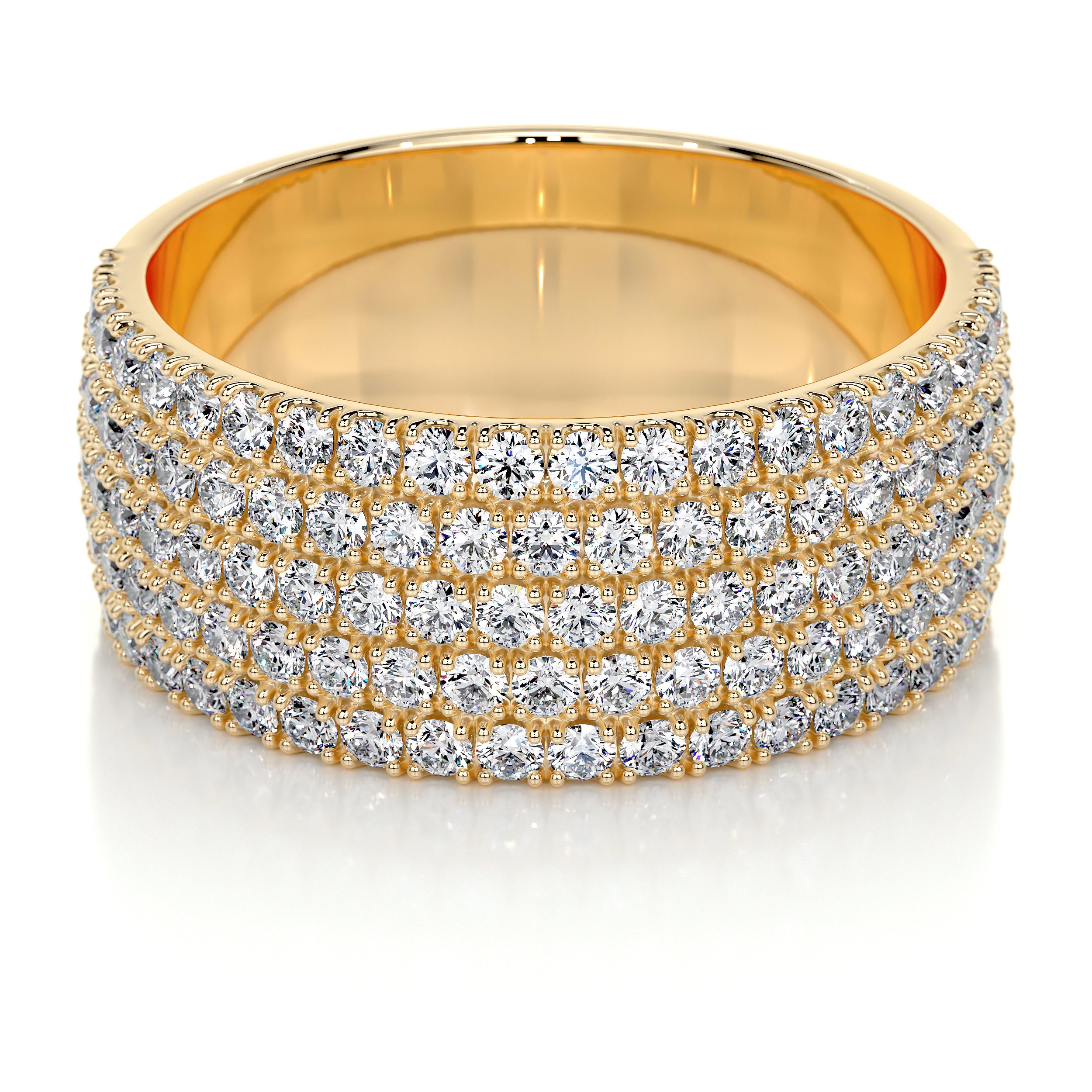 Dakota Lab Grown Diamond Wedding Ring   (1.2 Carat) -18K Yellow Gold