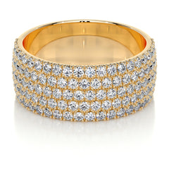 Dakota Lab Grown Diamond Wedding Ring (1.2 Carat) -18K Yellow Gold