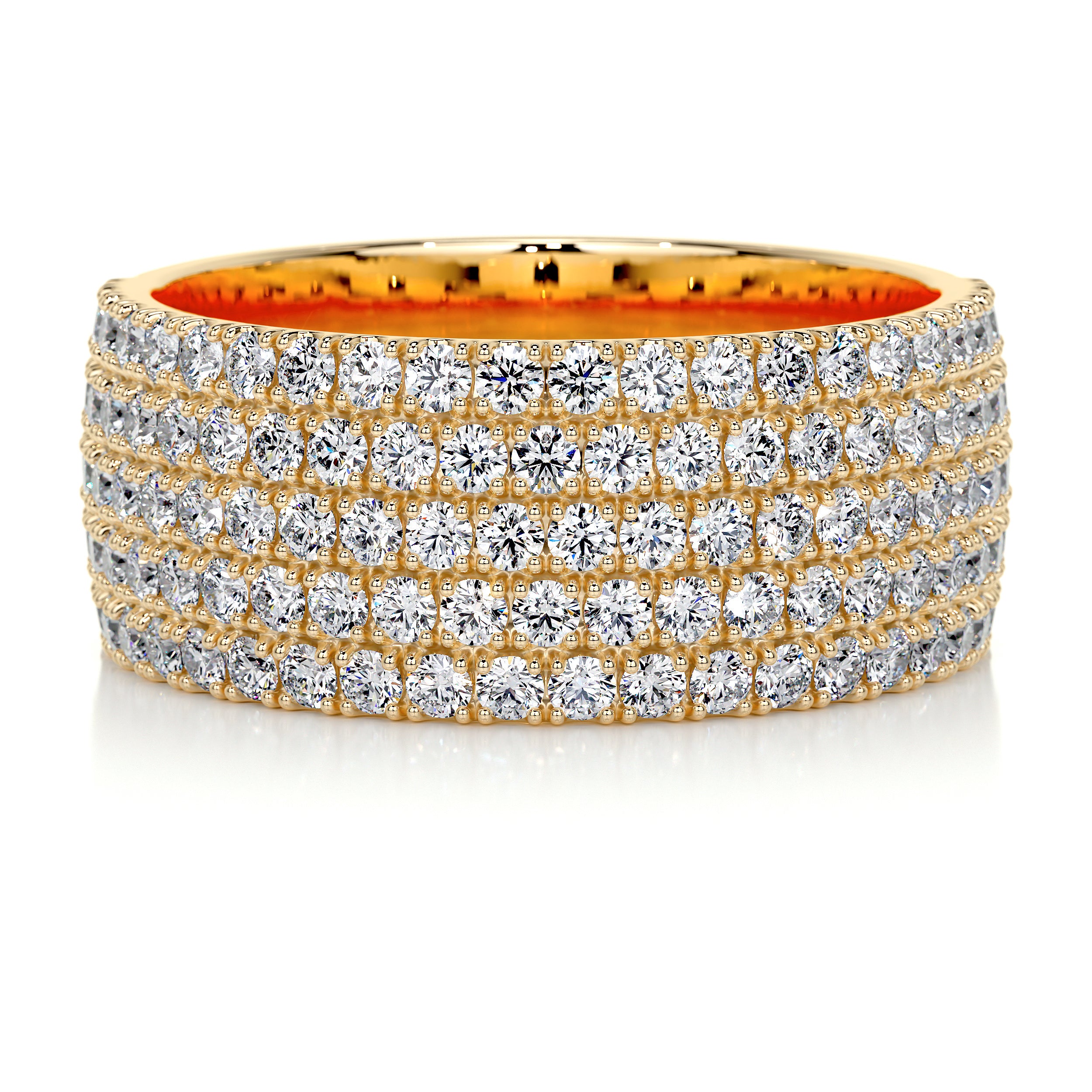 Dakota Diamond Wedding Ring   (1.2 Carat) -18K Yellow Gold