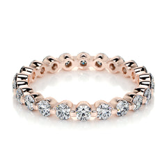 Josie Lab Grown Eternity Wedding Ring (1 Carat) -14K Rose Gold