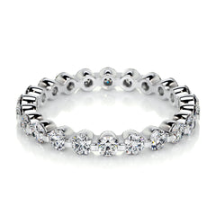 Josie Lab Grown Eternity Wedding Ring (1 Carat) -18K White Gold