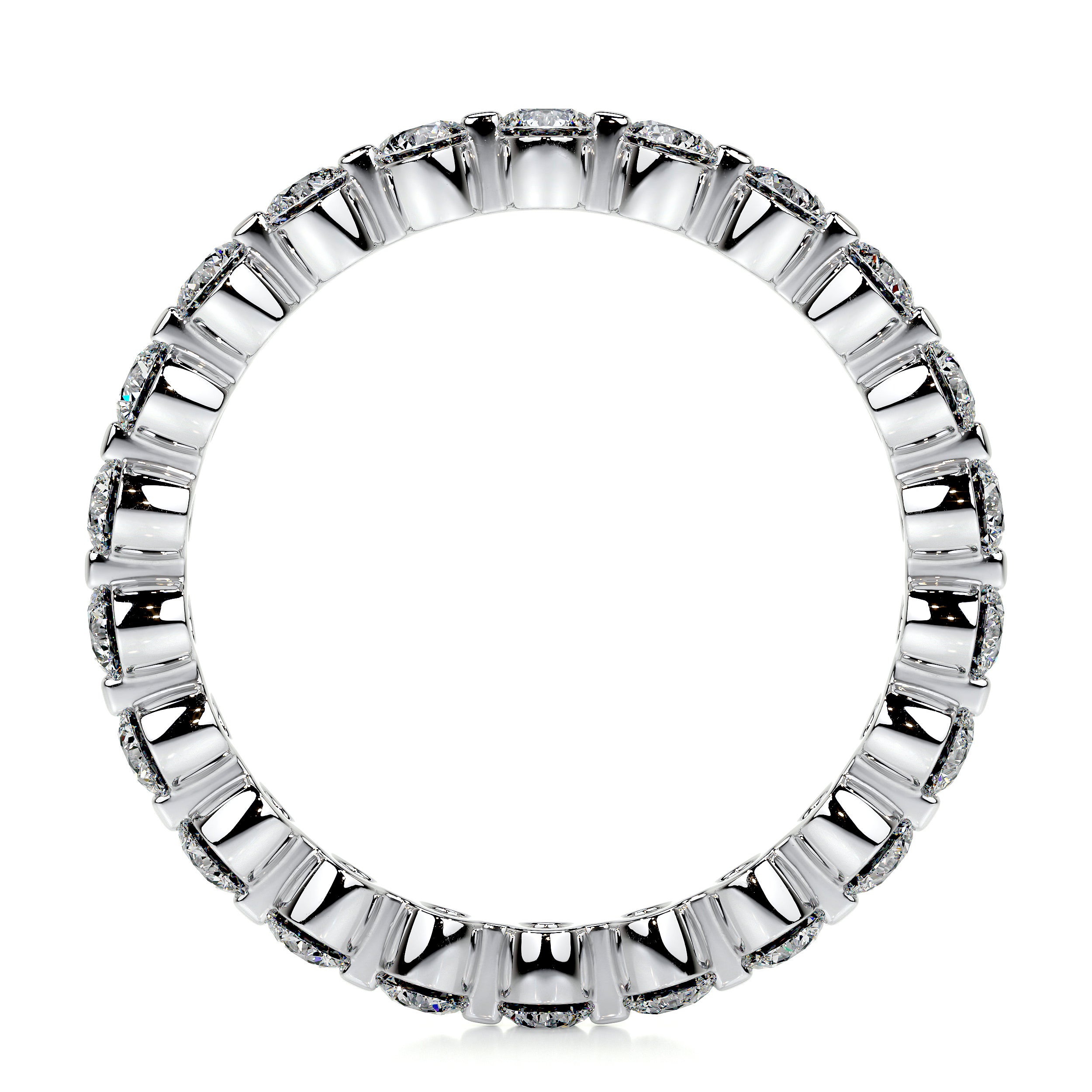 Josie Lab Grown Eternity Wedding Ring   (1 Carat) -14K White Gold