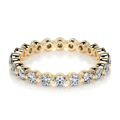 Josie Lab Grown Eternity Wedding Ring (1 Carat) -18K Yellow Gold