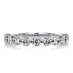 Josie Half-Eternity Wedding Ring (1 Carat) -18K White Gold