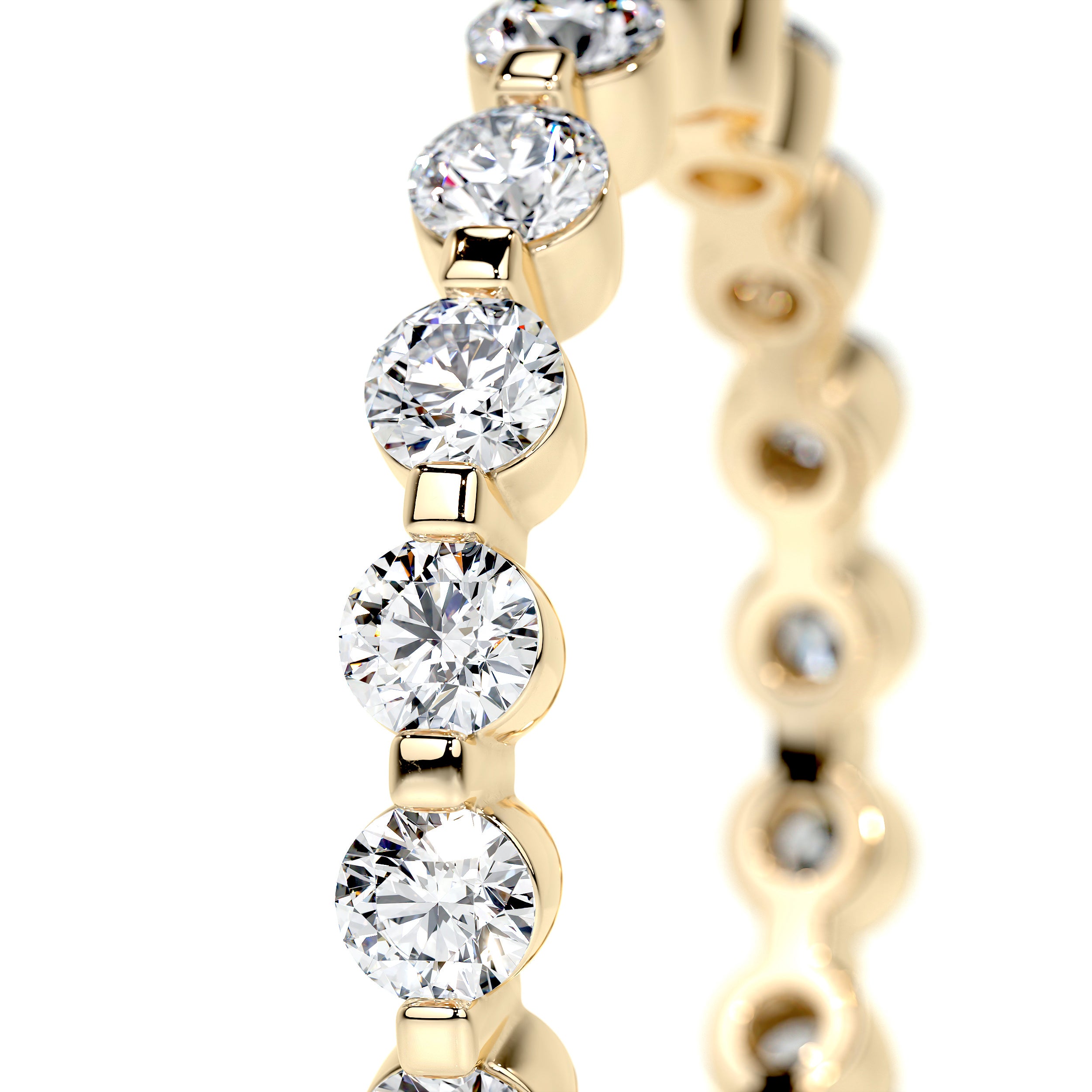 Josie Lab Grown Eternity Wedding Ring   (1.75 Carat) -18K Yellow Gold