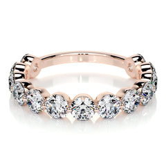 Josie Lab Grown Half-Eternity Wedding Ring (2 Carat) -14K Rose Gold